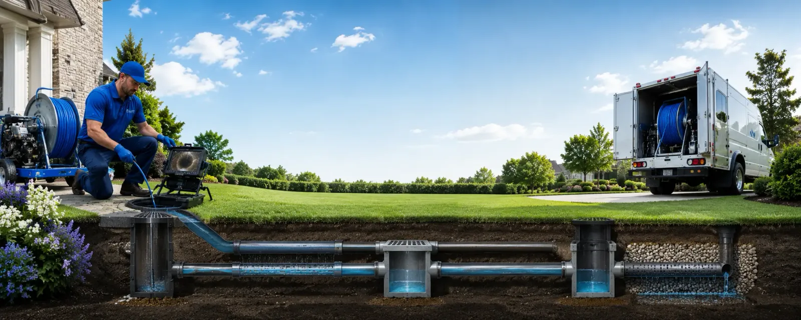 Outdoor drain cleaning information for Blairsburg, IA